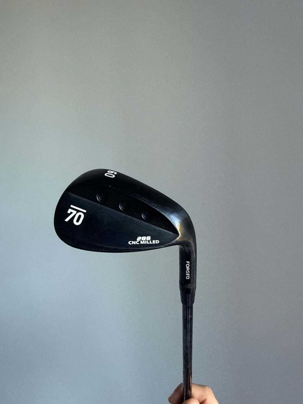Sub 70 JB Forged 286 CNC Milled 60 Degree Wedge Black Finish KBS Shaft